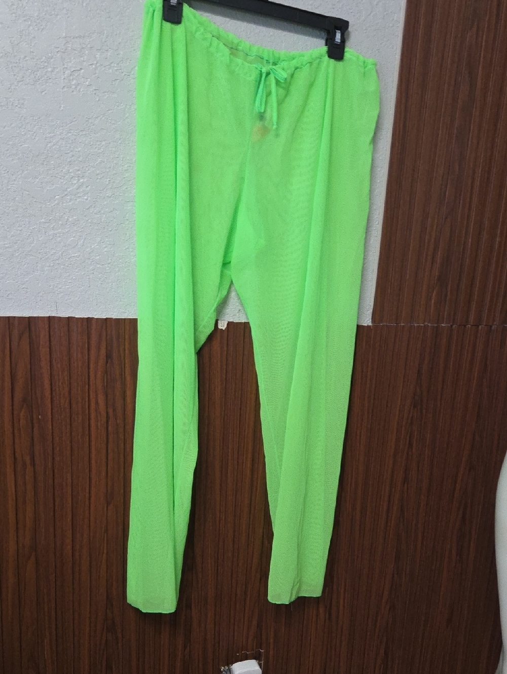 Ash Neon Green Sheer Cover-Up Top